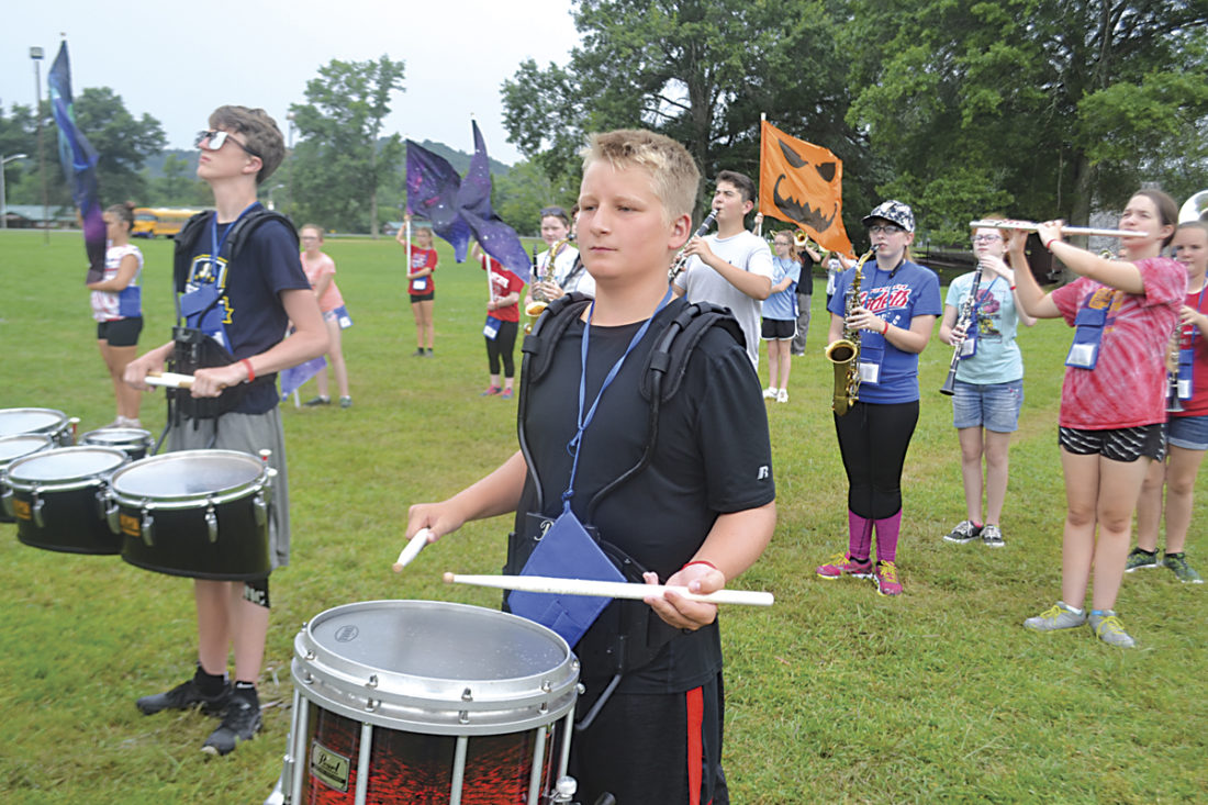Students march to the beat at Ripley band camp | News, Sports, Jobs ...